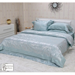 Комплект спално бельо ПАМУЧЕН сатен -Ксения Аква